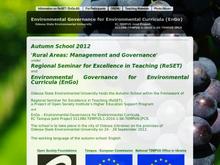 Environmental Governance for Environmental Curricula (EnGo)